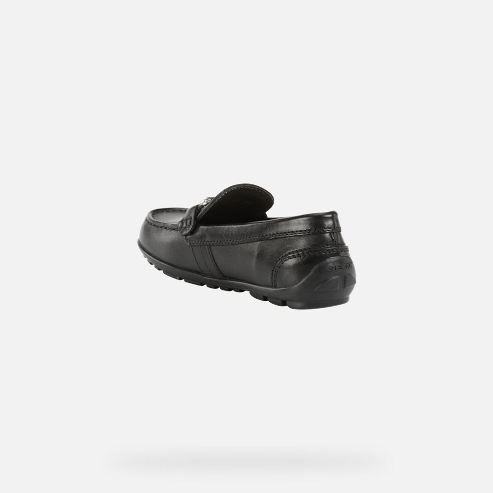 Geox Loafers Black New Fast - Geox Boys Shoes - KWRTZS607